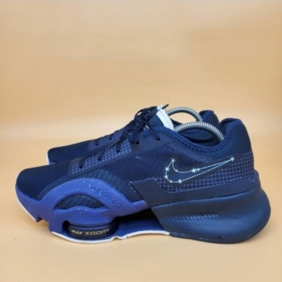 New Nike Air Zoom SuperRep 3 'Armory Navy' Women's Work Out Shoes Size 10 - Picture 1 of 8